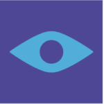 Logo d'oeil pour accompagner le bouton