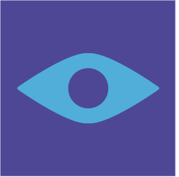 Logo d'oeil pour accompagner le bouton